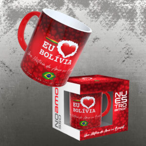 Caneca EU AMO BOLÍVIA | Vermelha